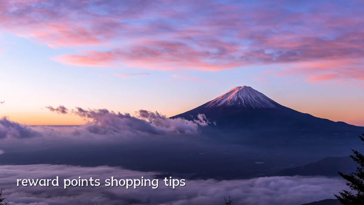 reward points shopping tips