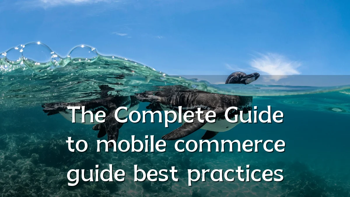 The Complete Guide to mobile commerce guide best practices
