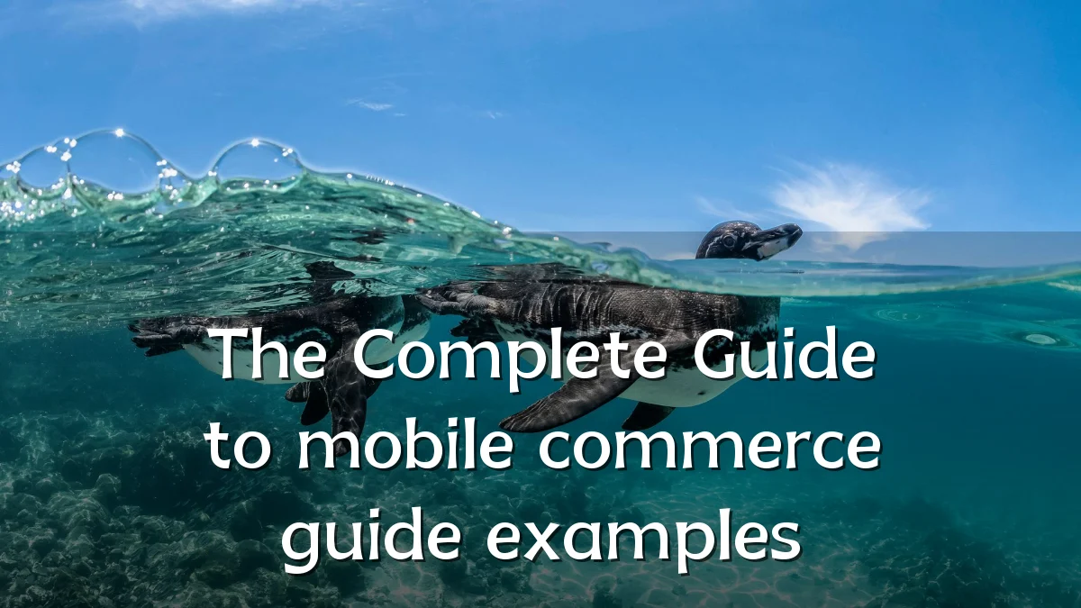 The Complete Guide to mobile commerce guide examples