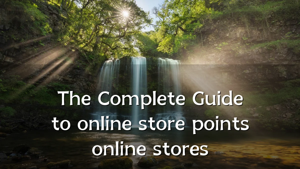 The Complete Guide to online store points online stores