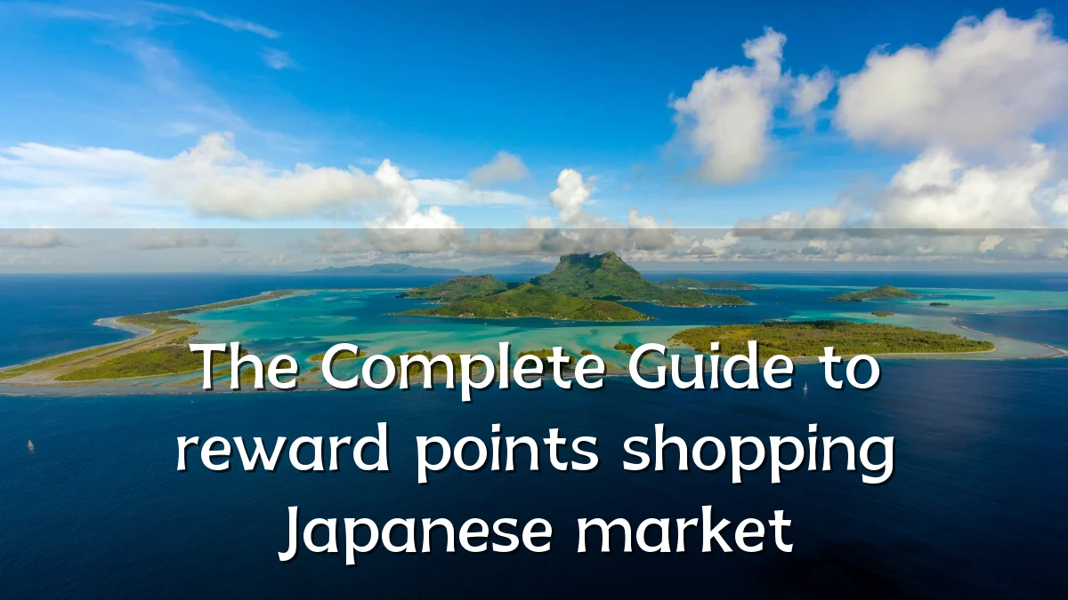 The Complete Guide to reward points shopping Japanese market